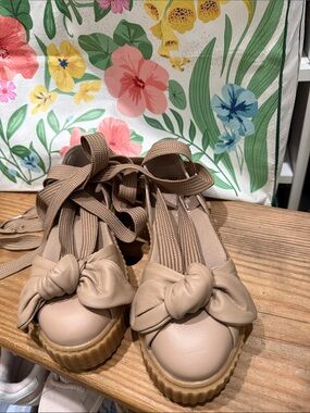 PUMA x FENTY by Rihanna Bow Creeper Ballet Platform Sneakers in the beautiful N
